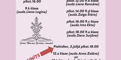 9. un 12. klašu izlaidumi